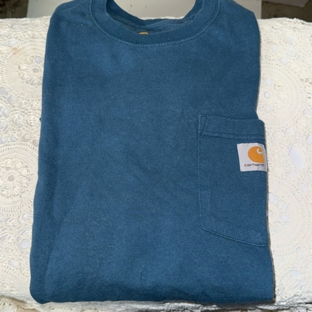 Carhartt Men’s M long‎ sleeved tee Medium Blue